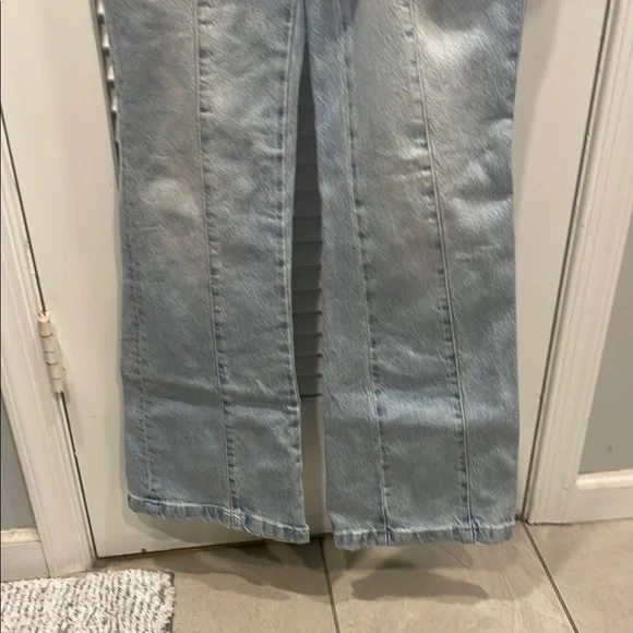 Free People Camilla Bootcut Denim Overalls - Picture 3 of 7